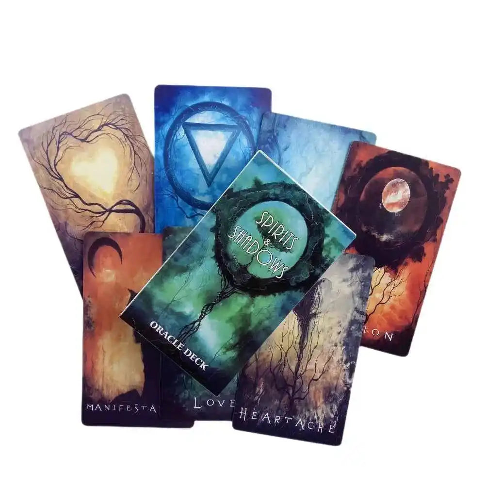 Spirit & Shadows Oracle Cards Divination Deck English Vision Edition Tarot Board Playing Game For Party - Pedlar's Attic