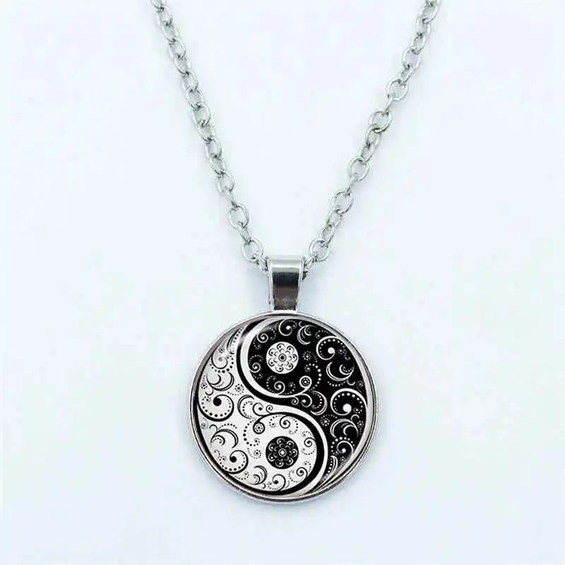 Yin Yang Tai Chi Necklace - Pedlar's Attic
