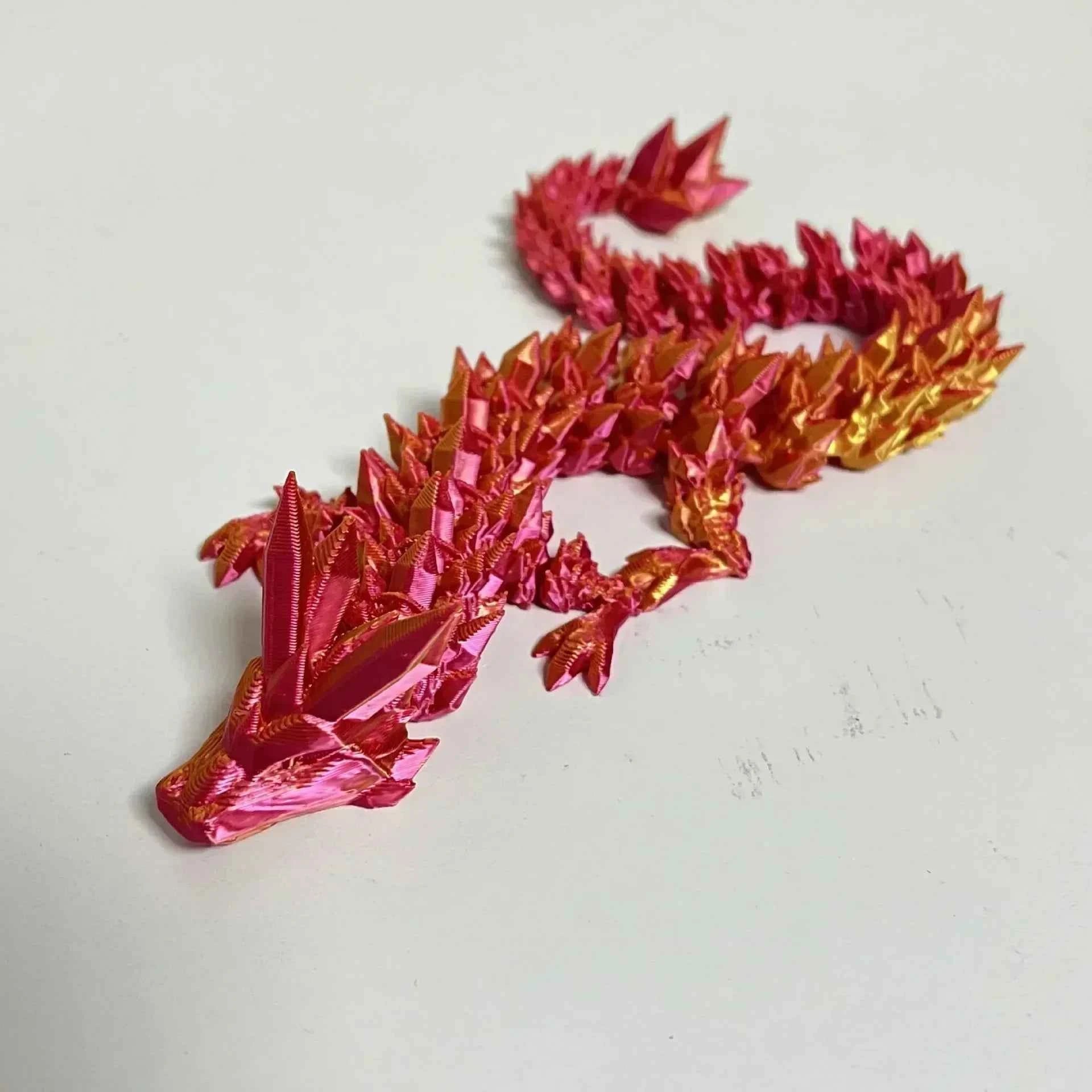 New 3D Printed Chinese Dragon Full Body Joints That Can Move Home Furnishings and Decorations Are Worth Collecting Creative Toys - Pedlar's Attic
