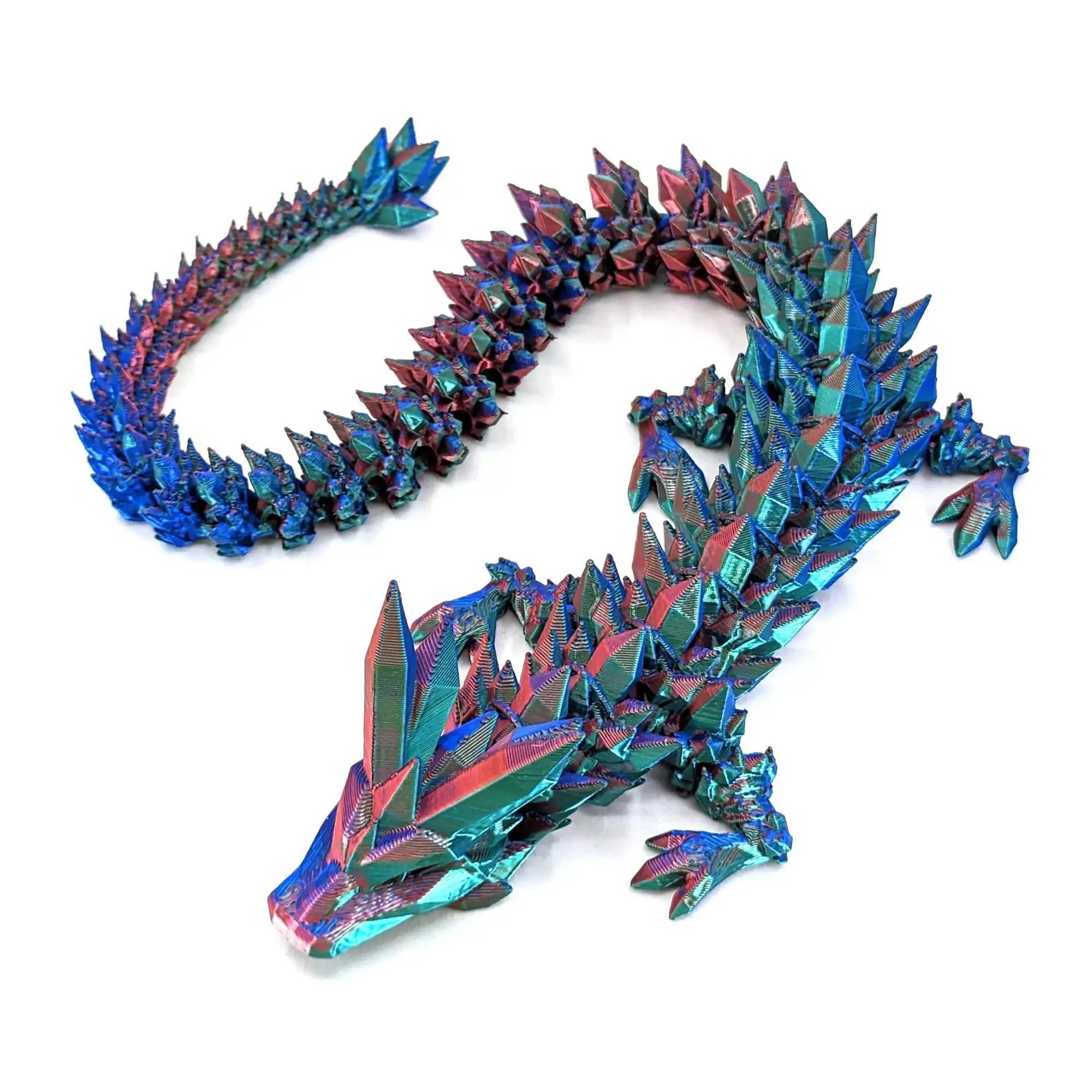 New 3D Printed Chinese Dragon Full Body Joints That Can Move Home Furnishings and Decorations Are Worth Collecting Creative Toys - Pedlar's Attic