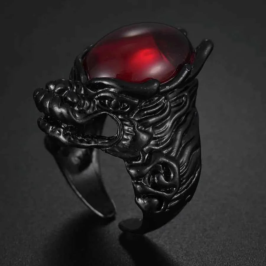 Dragon Eagle Skull Joint Knuckle Full Finger Claw Ring