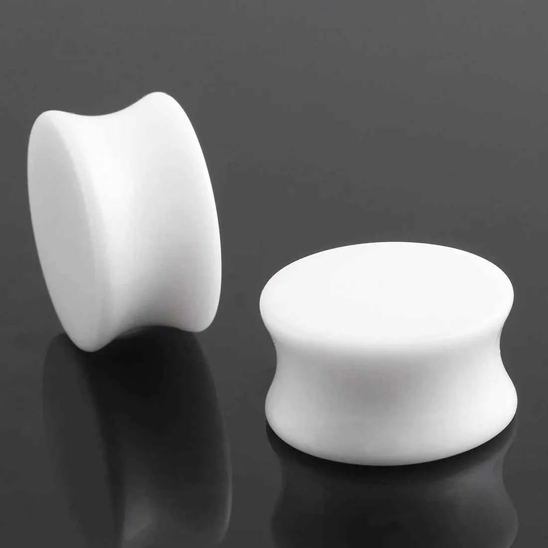 NEW 2Pcs Ear Plugs Tunnels Acrylic - Pedlar's Attic