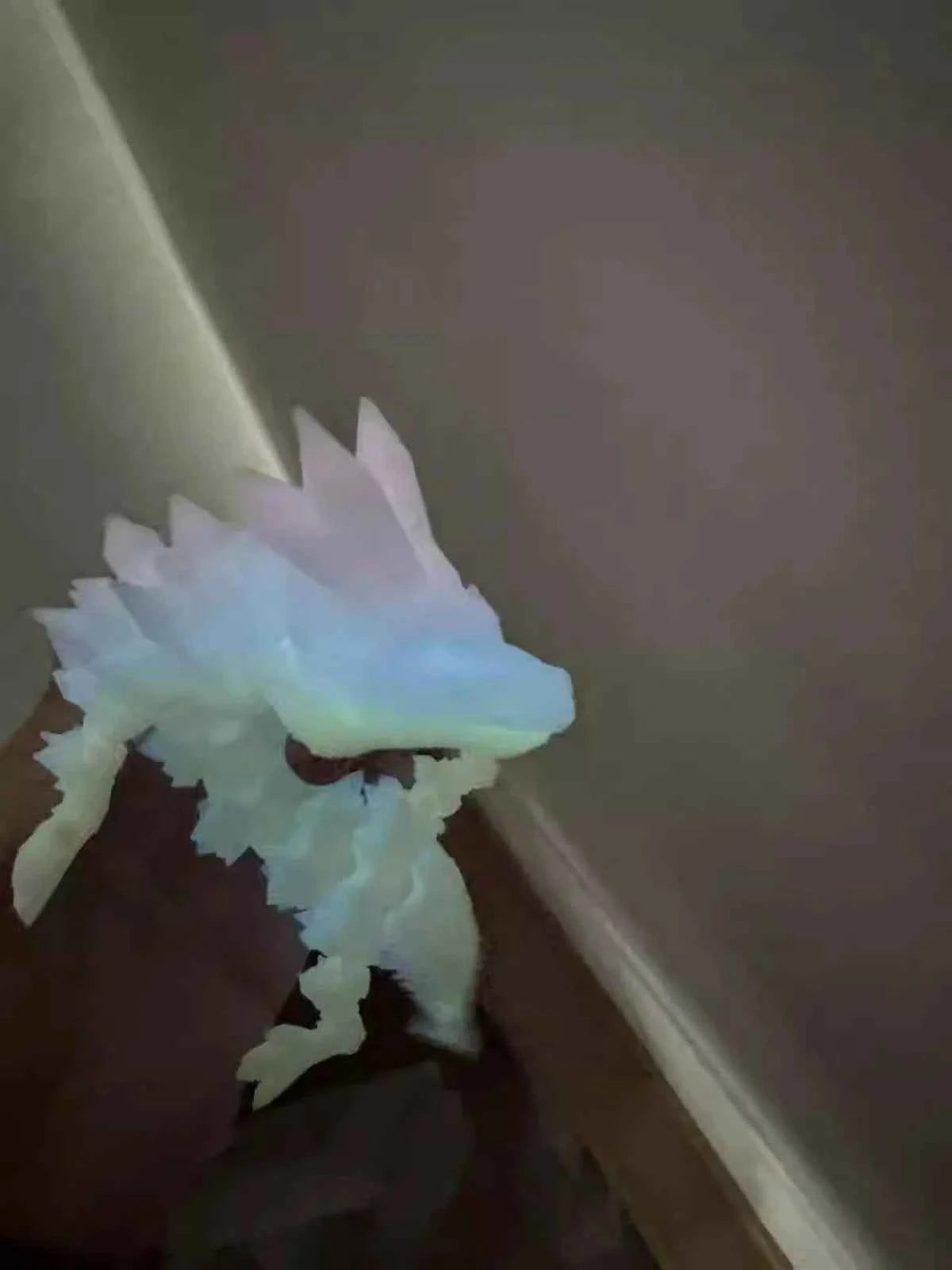 3D Printed Dragon Ornament 22/30/45cm Artificial Simulated Dragon Decorations Luminous Desktop Ornament Festival Party Gifts - Pedlar's Attic