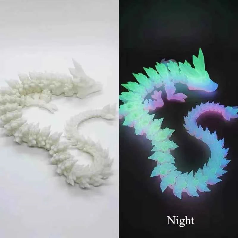 New 3D Printed Chinese Dragon Full Body Joints That Can Move Home Furnishings and Decorations Are Worth Collecting Creative Toys - Pedlar's Attic