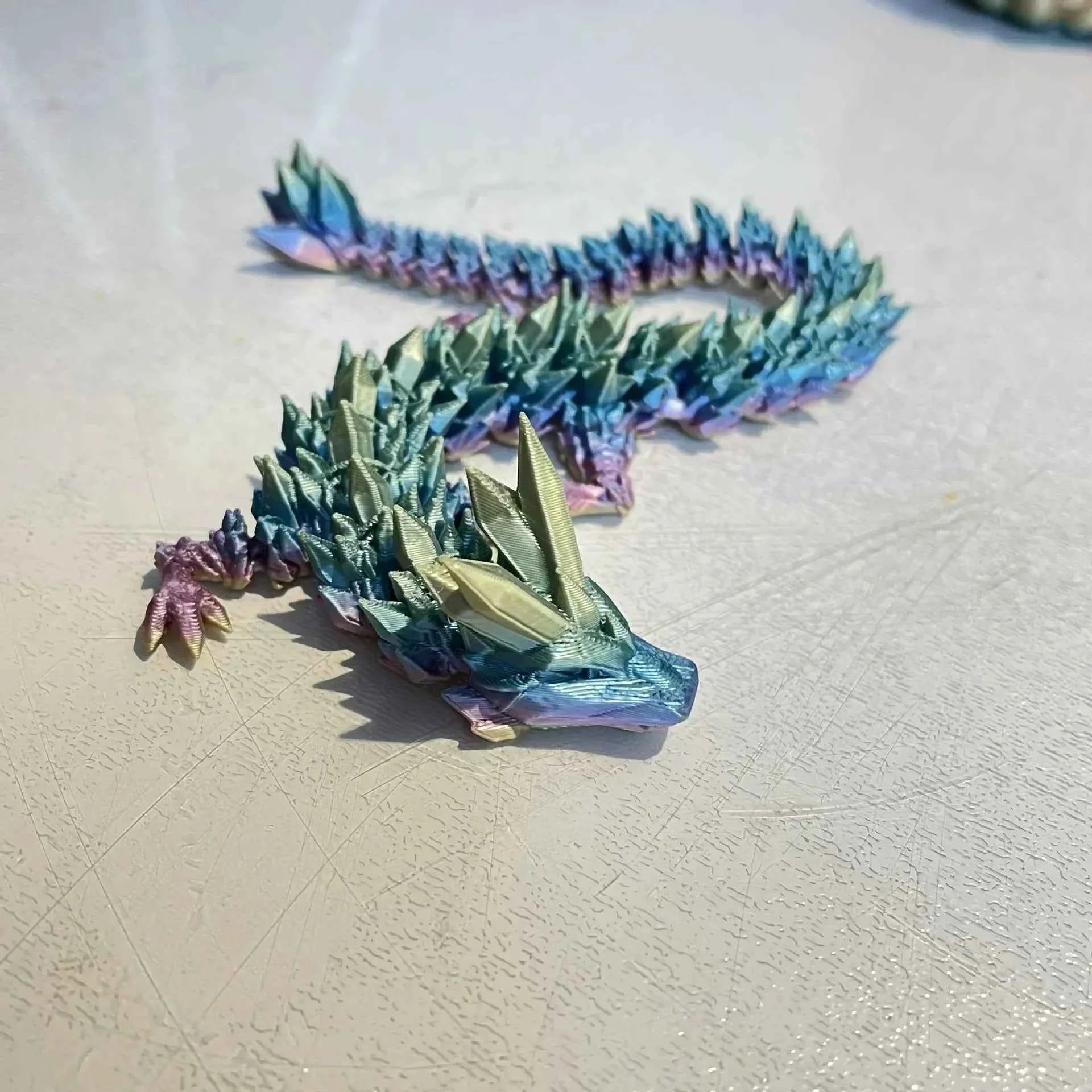 New 3D Printed Chinese Dragon Full Body Joints That Can Move Home Furnishings and Decorations Are Worth Collecting Creative Toys - Pedlar's Attic