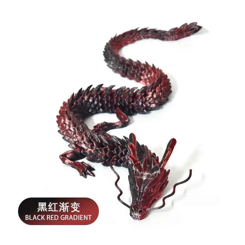 3d-printed Chinese dragon ornaments handicrafts can move the joints - Pedlar's Attic