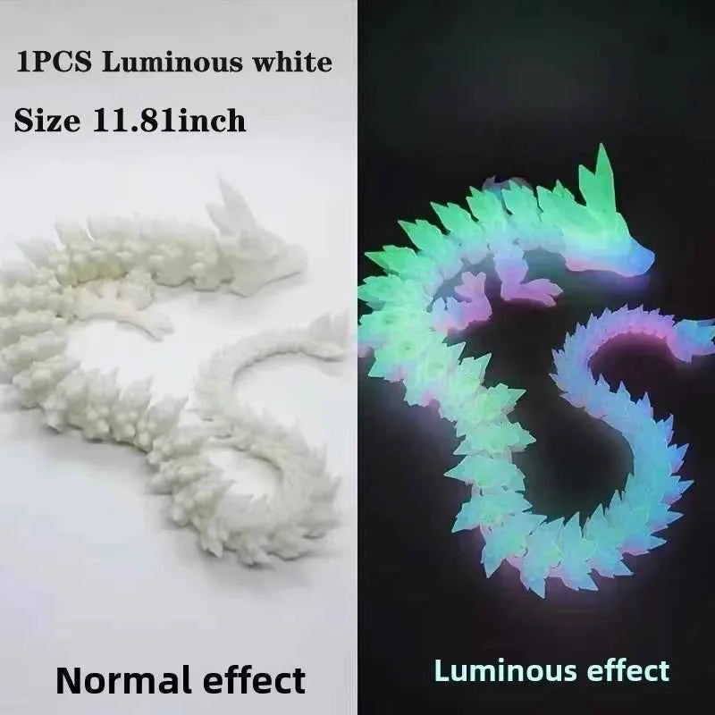 3D Printed Dragon Egg With Dragon Full Articulated Dragon Modle,Three-Dimensional Joint Movable Desktop Ornament Home Decor Toys - Pedlar's Attic