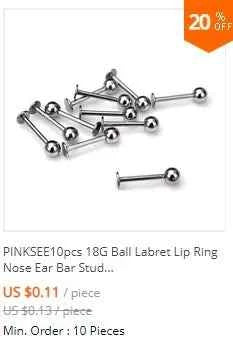 NEW 2Pcs Ear Plugs Tunnels Acrylic - Pedlar's Attic