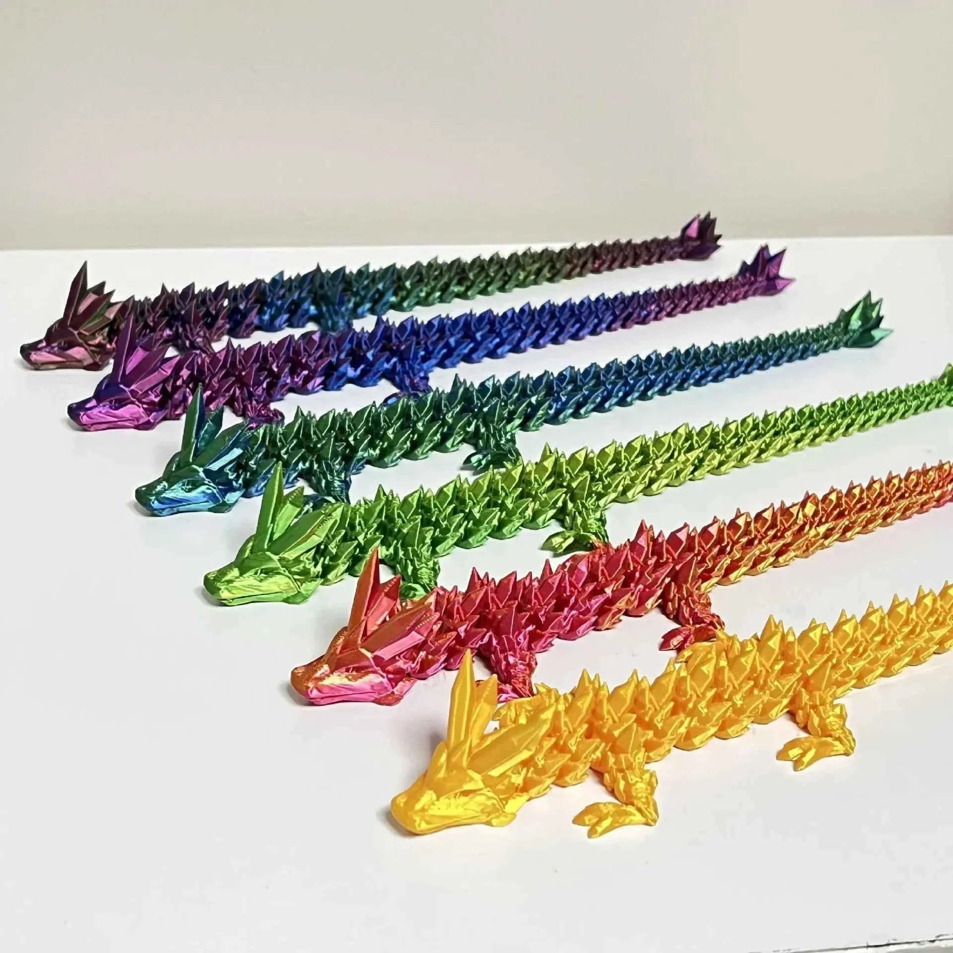 New 3D Printed Chinese Dragon Full Body Joints That Can Move Home Furnishings and Decorations Are Worth Collecting Creative Toys - Pedlar's Attic