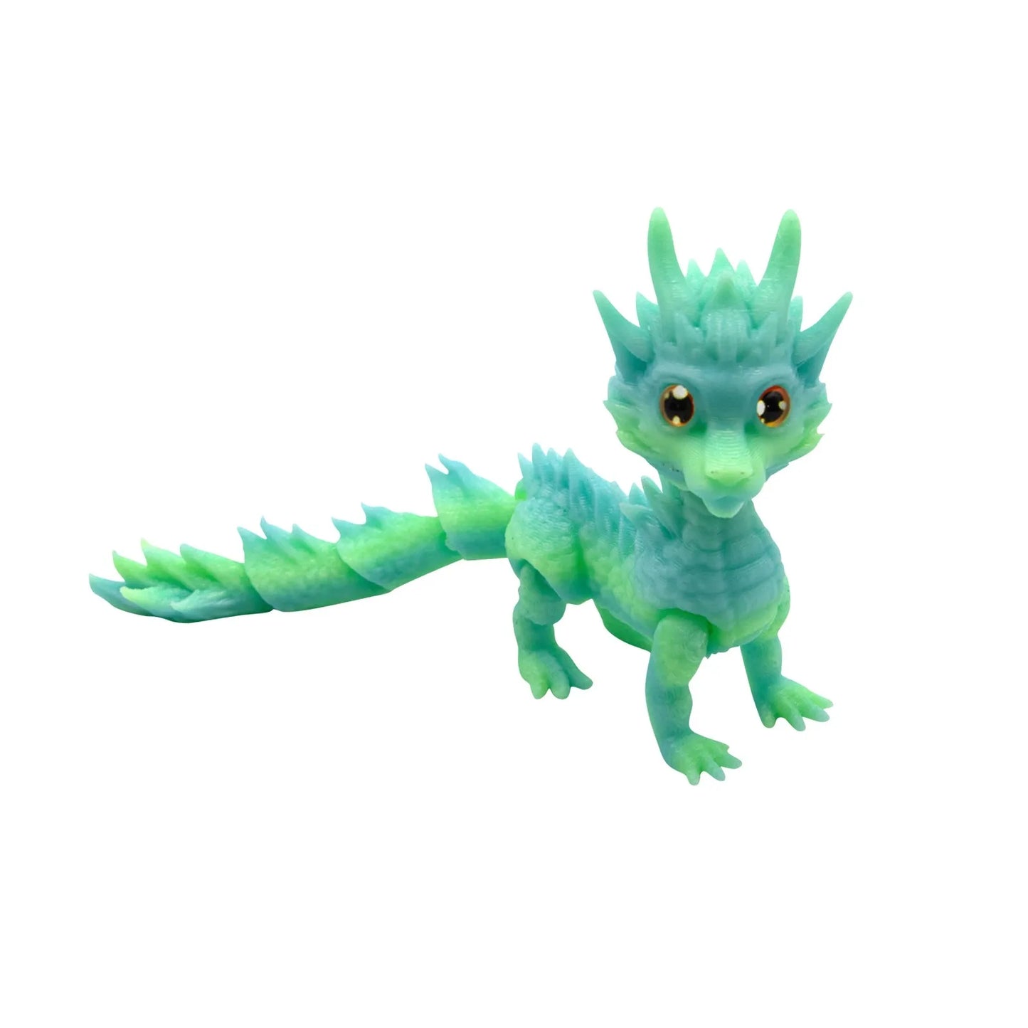 3d Printed Steam Technology Dinosaur Animal Toys Home Room Car Ornaments Joints Can Move Freely Steam Technology Flying Dragon