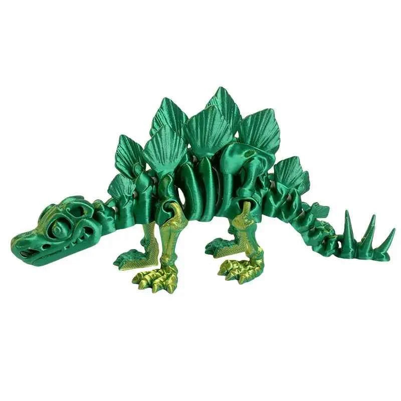 3D Printed Dragon Dinosaur Model Joints Can Move Freely Desktop Craft Ornament Gifts for Kids For Landscaping Decoration - Pedlar's Attic