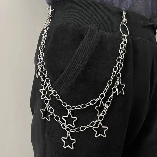 The Chain Between the Loops — Gothic Punk Belt Loop Wallet Chain