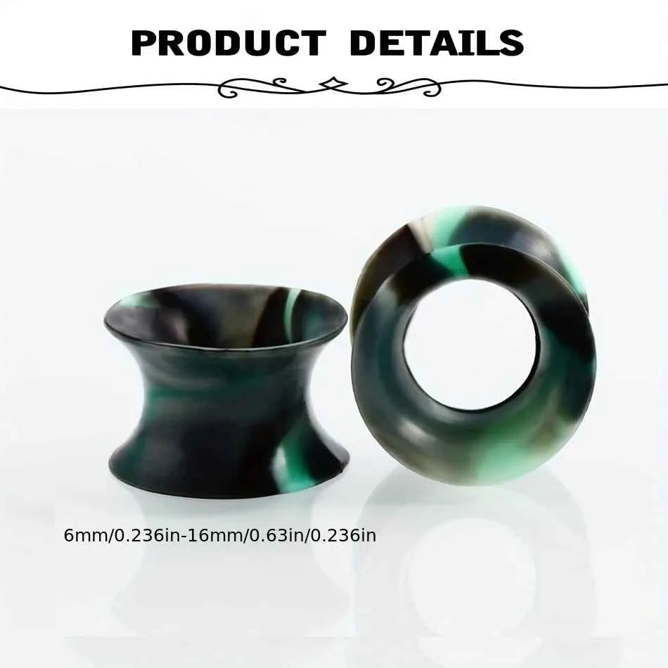 1/3 pairs Gradient Colorful Silicone Ear Plugs - Pedlar's Attic