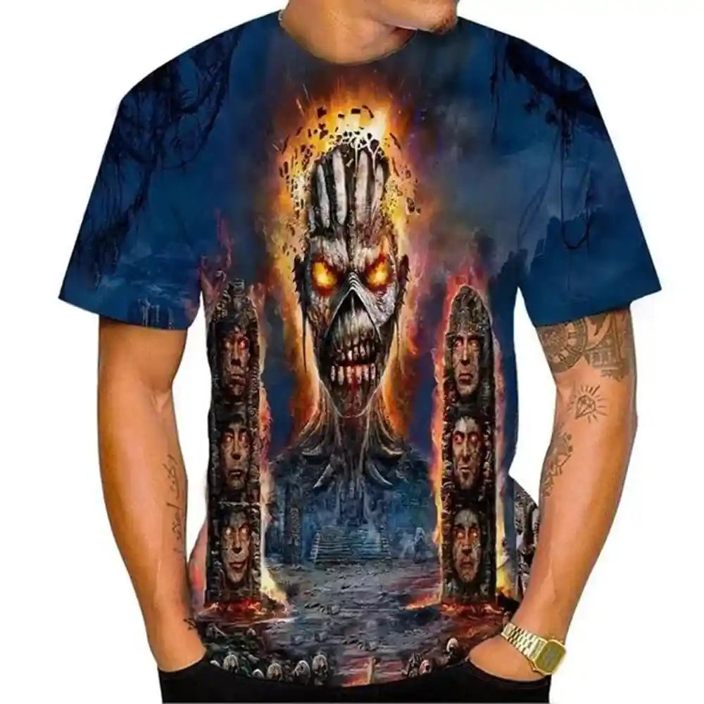 Live Dead – Rock & Metal 3D Print Tee