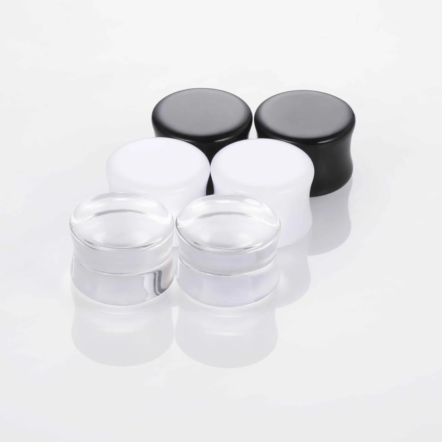 NEW 2Pcs Ear Plugs Tunnels Acrylic - Pedlar's Attic