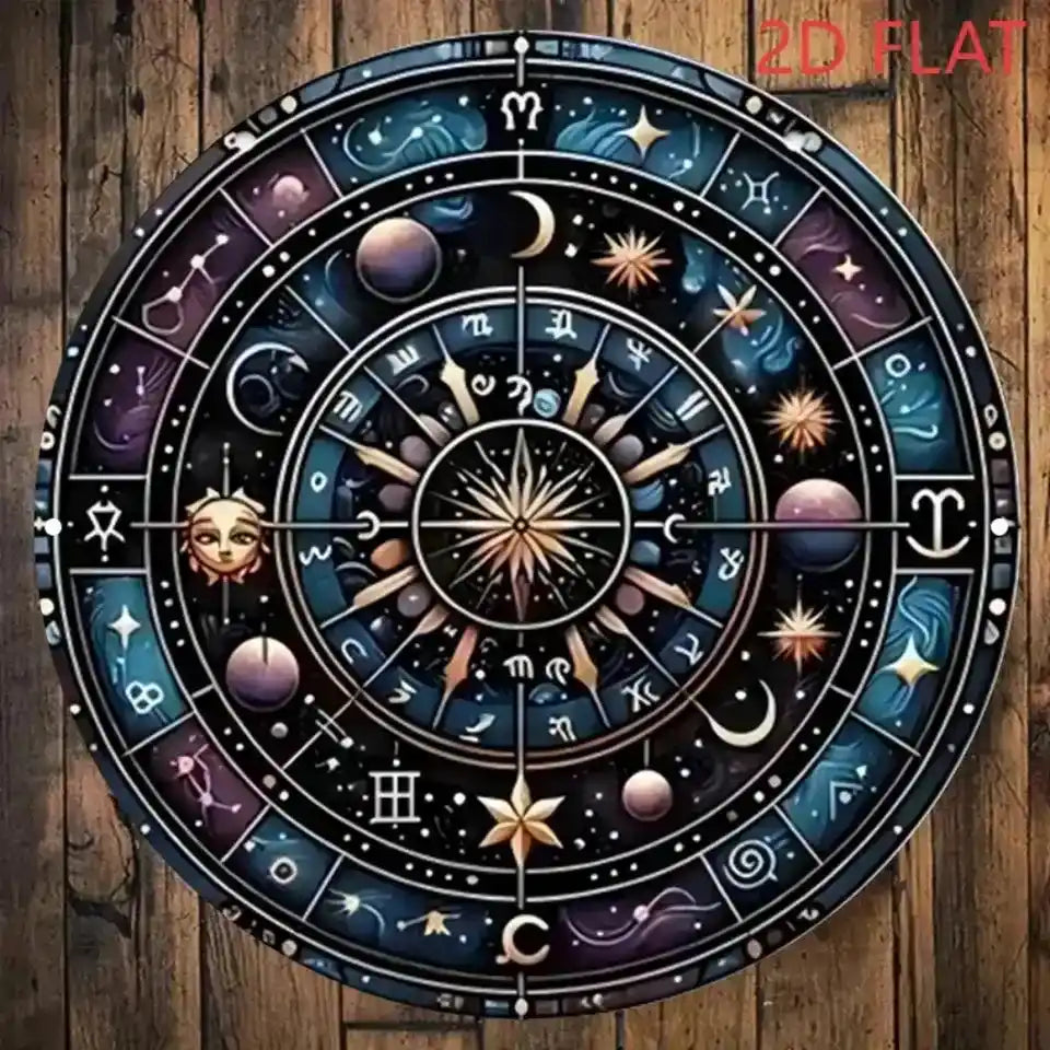 The Star-Knot – Celtic Zodiac Metal Wall Art