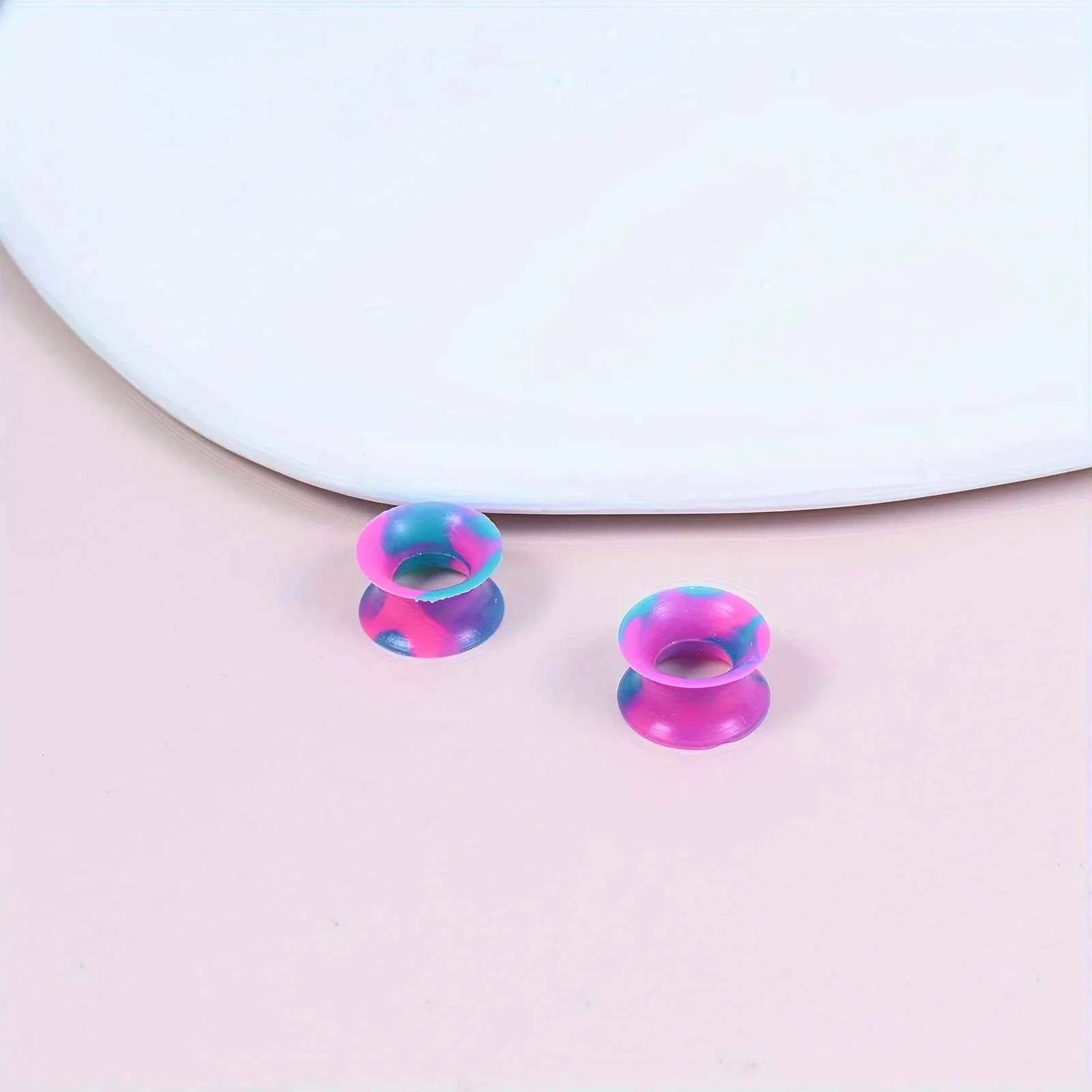 1/3 pairs Gradient Colorful Silicone Ear Plugs - Pedlar's Attic