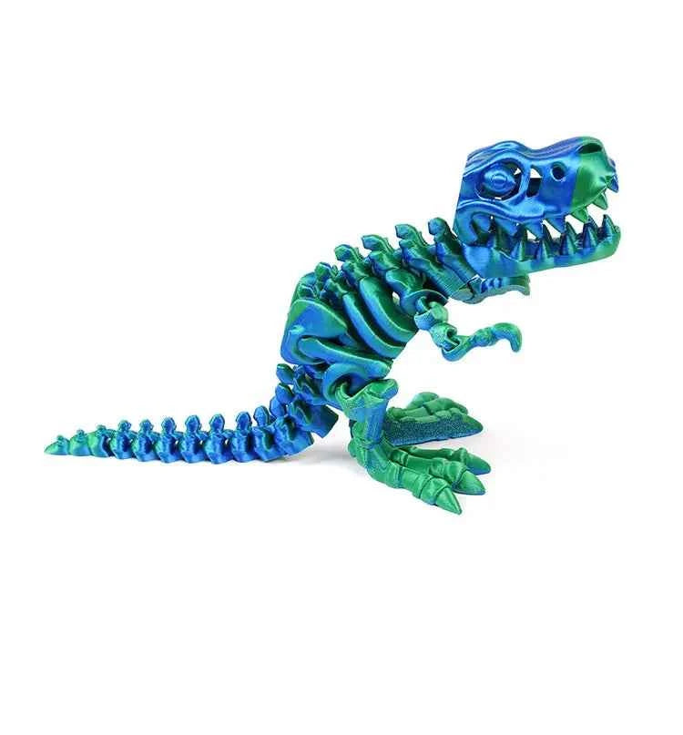 3D Printed Dragon Dinosaur Model Joints Can Move Freely Desktop Craft Ornament Gifts for Kids For Landscaping Decoration - Pedlar's Attic