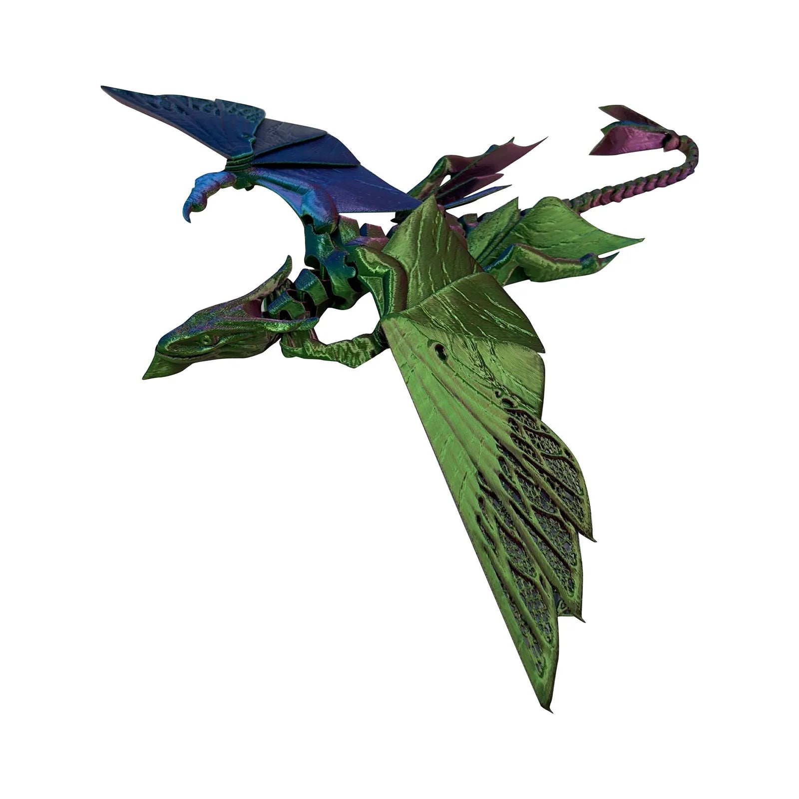 3d Printed Steam Technology Dinosaur Animal Toys Home Room Car Ornaments Joints Can Move Freely Steam Technology Flying Dragon - Pedlar's Attic