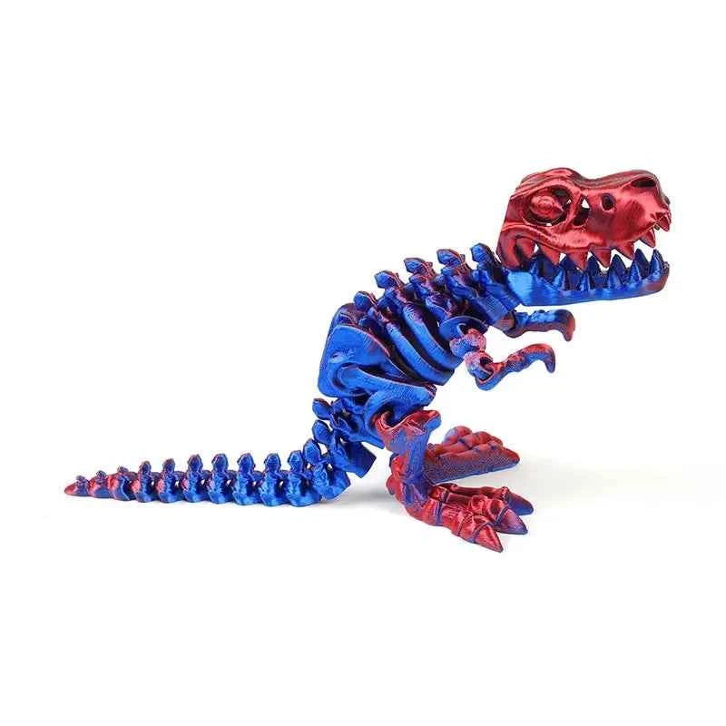 3D Printed Dragon Dinosaur Model Joints Can Move Freely Desktop Craft Ornament Gifts for Kids For Landscaping Decoration - Pedlar's Attic