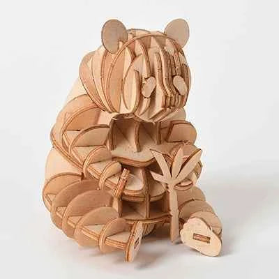 DIY 3D Wooden Puzzle Model Animal Montessori Toys for Children Crafts Dachshund Skeleton Assembly Gift Set for Kids Adults Teens