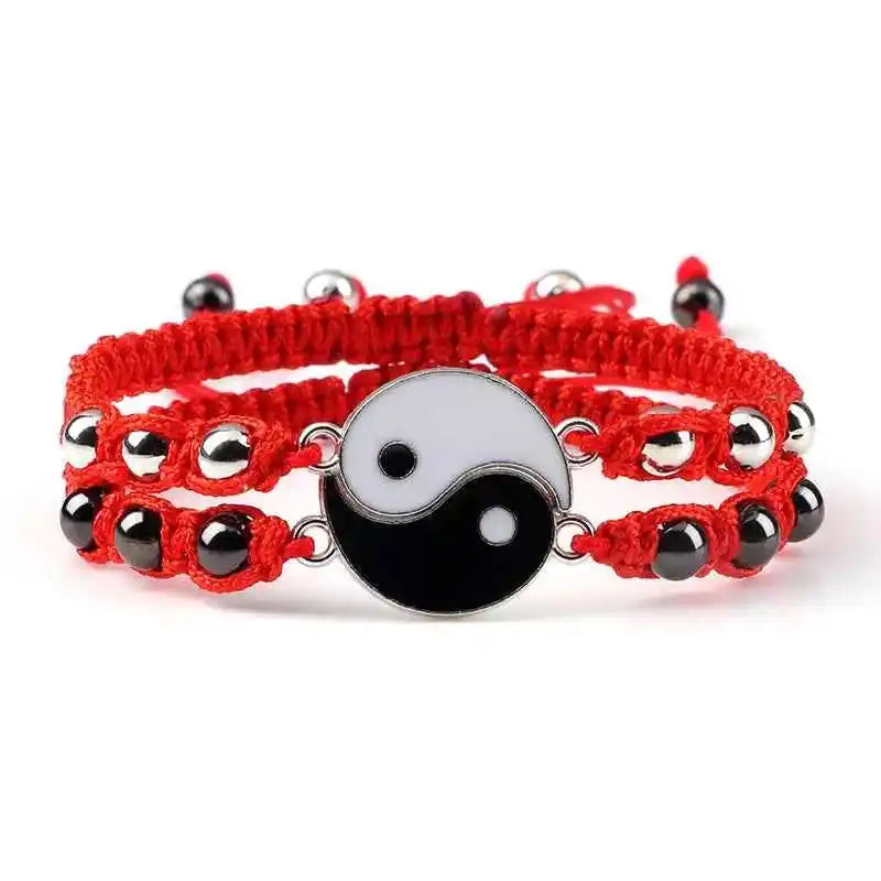 2Pcs/set Dragon Tai Chi Gossip Braided Bracelets lots of styles - Pedlar's Attic