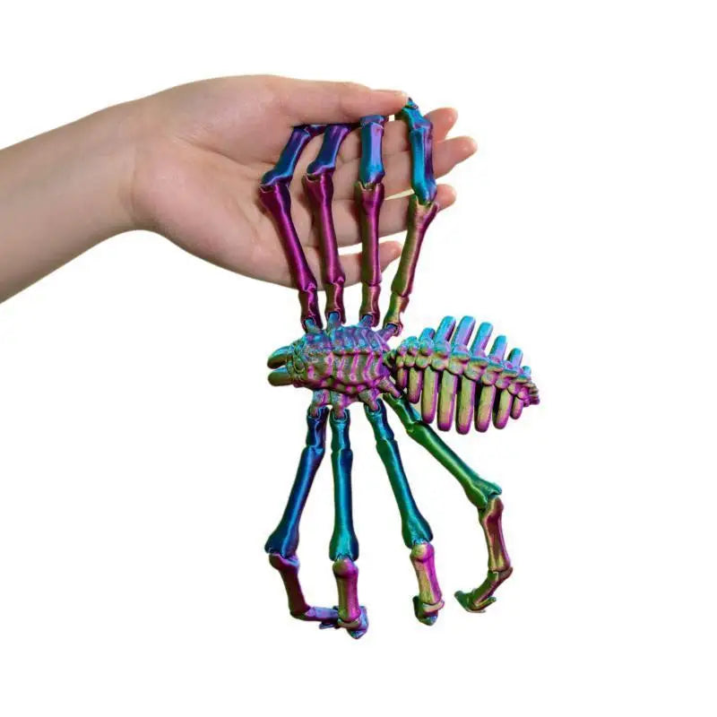 3D - Printed Large Spider Toy Movable Joints Flexible Stretch Design Scary Ornament for Party Deco Home Decor Novelty Toys