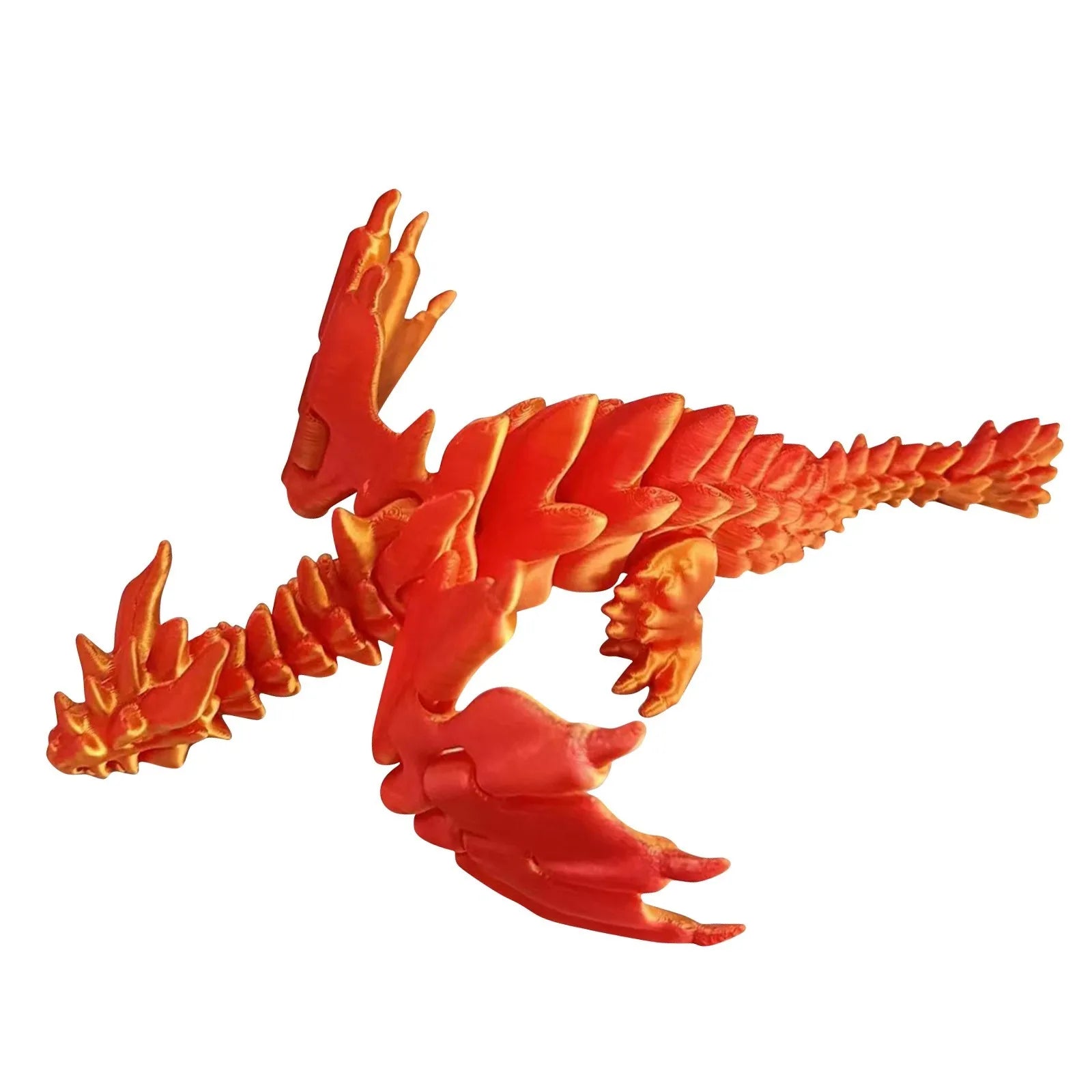 3d Printed Steam Technology Dinosaur Animal Toys Home Room Car Ornaments Joints Can Move Freely Steam Technology Flying Dragon - Pedlar's Attic