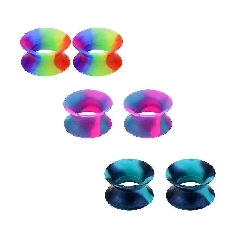 1/3 pairs Gradient Colorful Silicone Ear Plugs - Pedlar's Attic