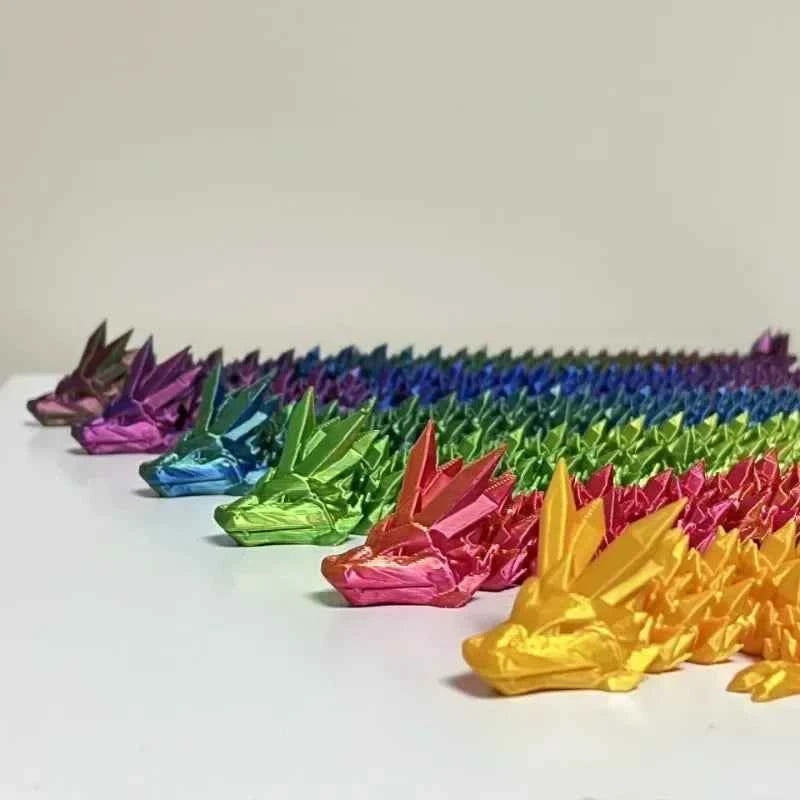 New 3D Printed Chinese Dragon Full Body Joints That Can Move Home Furnishings and Decorations Are Worth Collecting Creative Toys - Pedlar's Attic