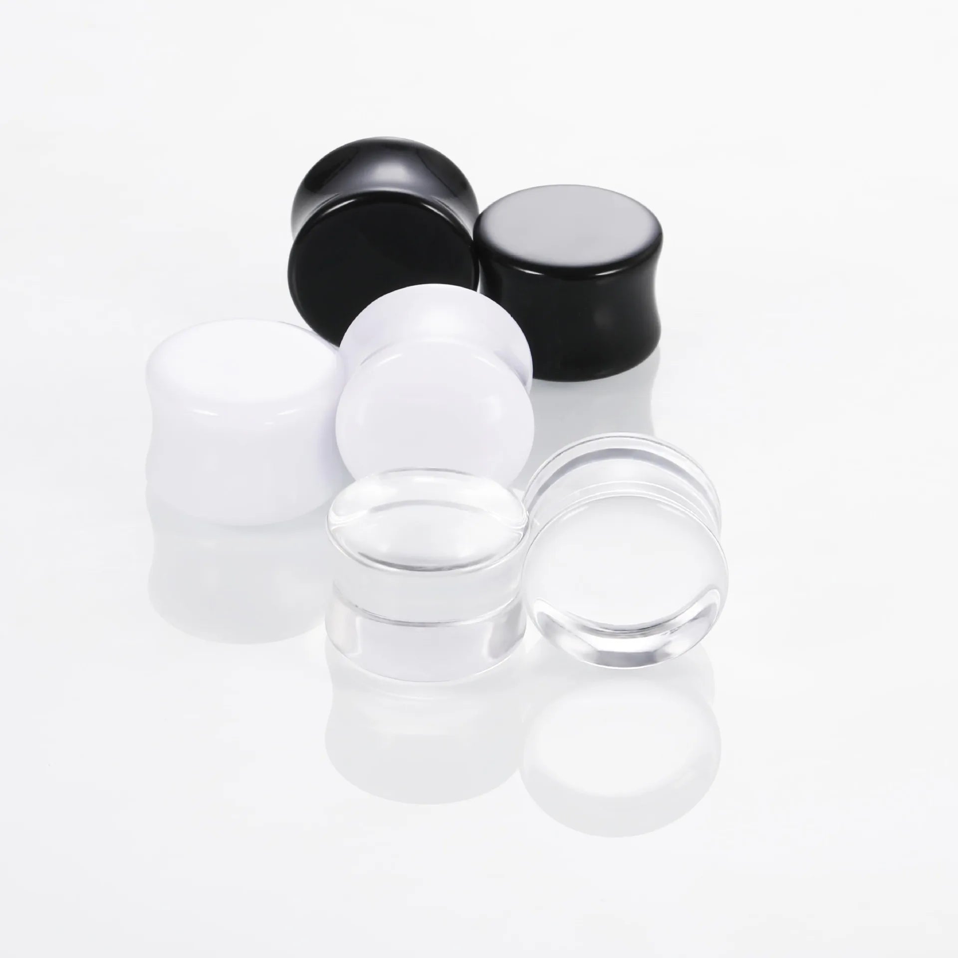 NEW 2Pcs Ear Plugs Tunnels Acrylic - Pedlar's Attic