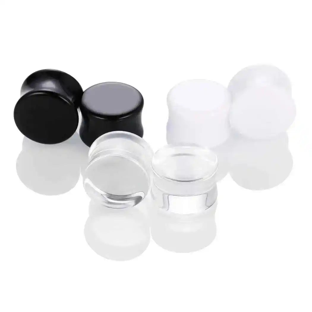 Vivid Tunnels Acrylic Ear Plugs - 2 Pcs of Vibrant Comfort & Style - Pedlar's Attic