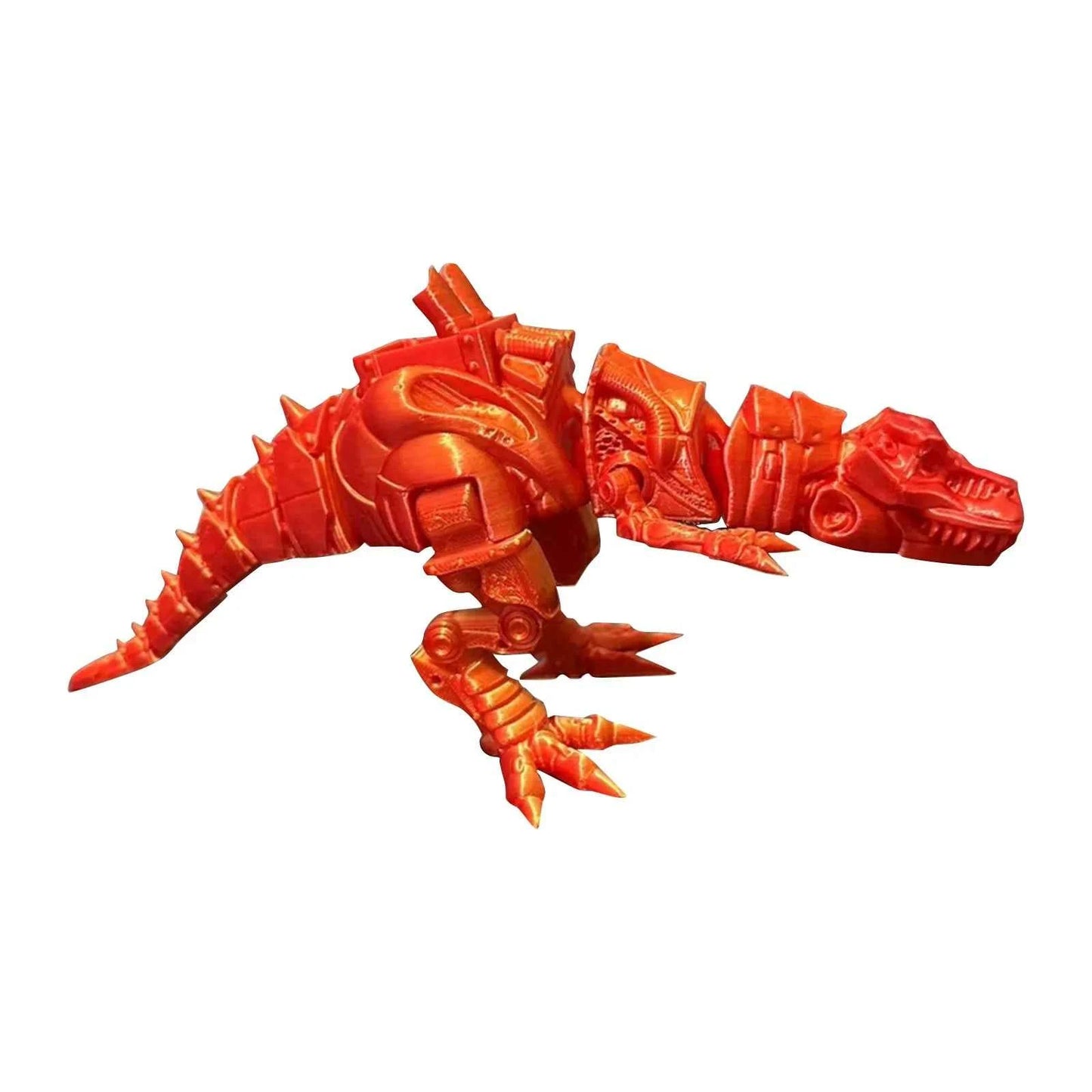 3d Printed Steam Technology Dinosaur Animal Toys Home Room Car Ornaments Joints Can Move Freely Steam Technology Flying Dragon - Pedlar's Attic