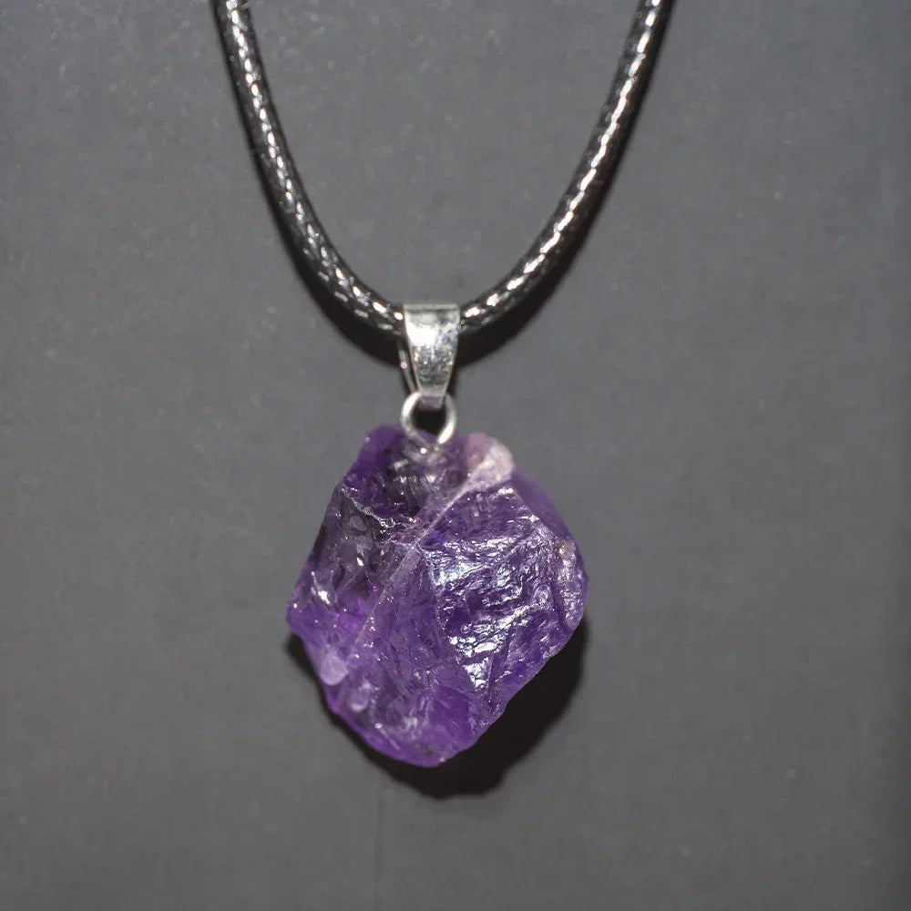 Earth's Voice — Natural Crystal Pendant Necklace