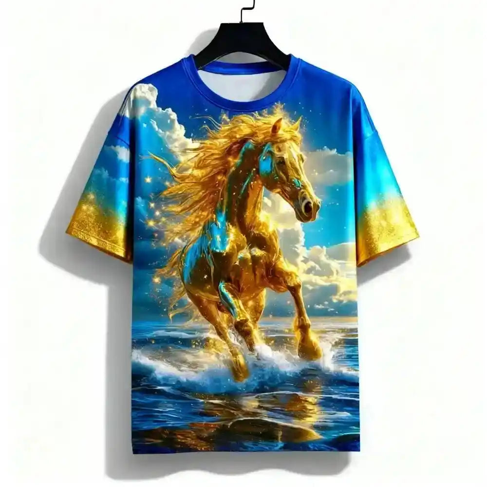 Wild Spirit – Horse 3D Print Unisex Tee