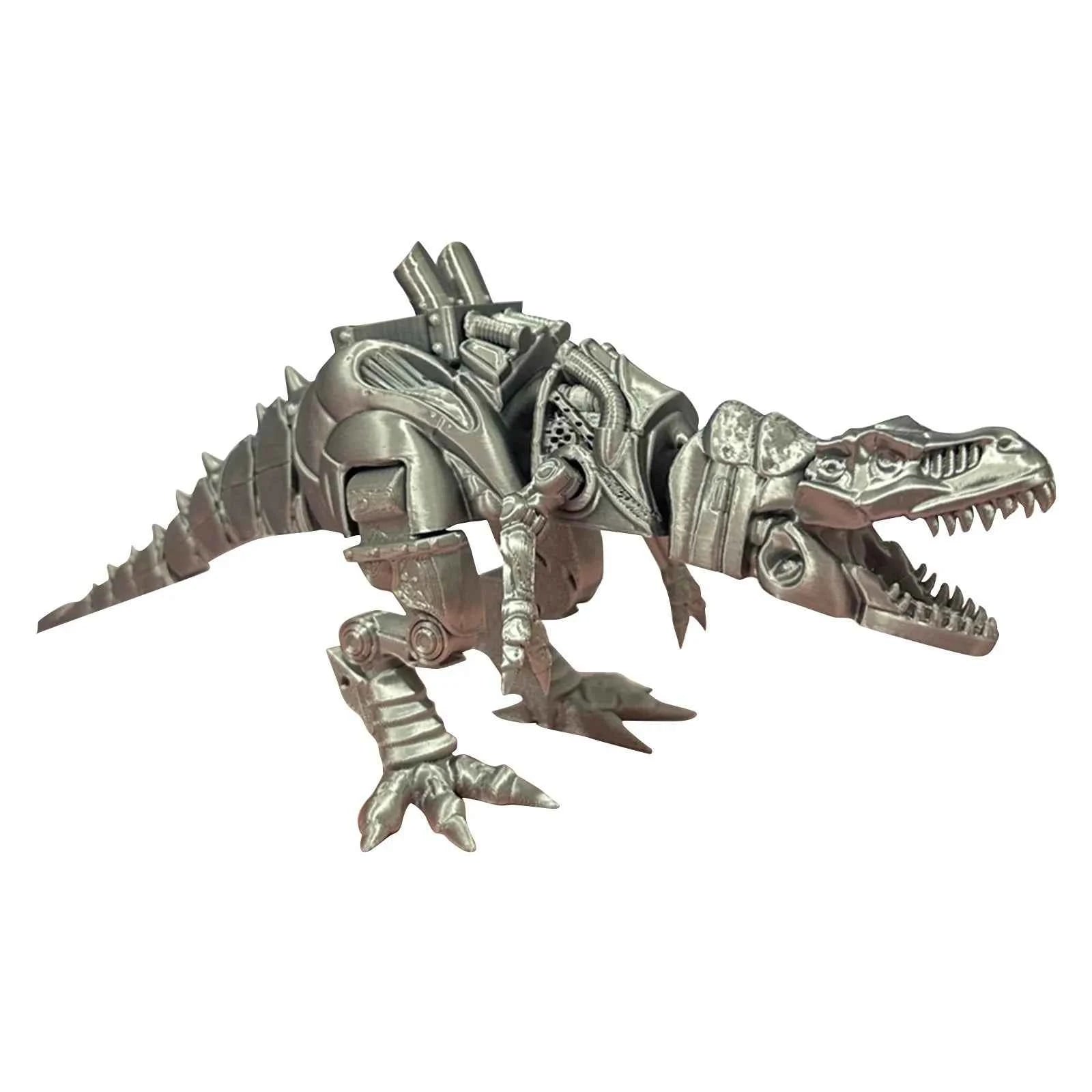 3d Printed Steam Technology Dinosaur Animal Toys Home Room Car Ornaments Joints Can Move Freely Steam Technology Flying Dragon - Pedlar's Attic