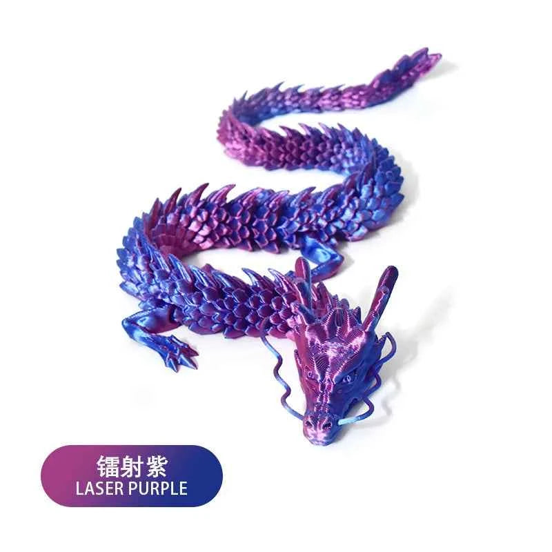 3d-printed Chinese dragon ornaments handicrafts can move the joints - Pedlar's Attic