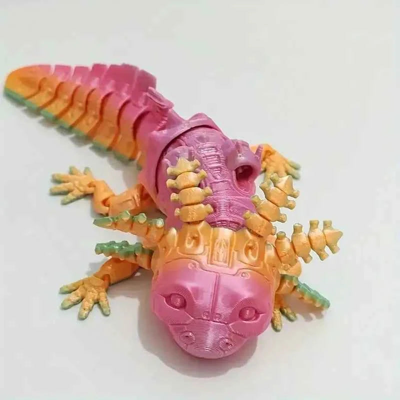 3D Animals Printed Articulated Axolotl - Pedlar's Attic