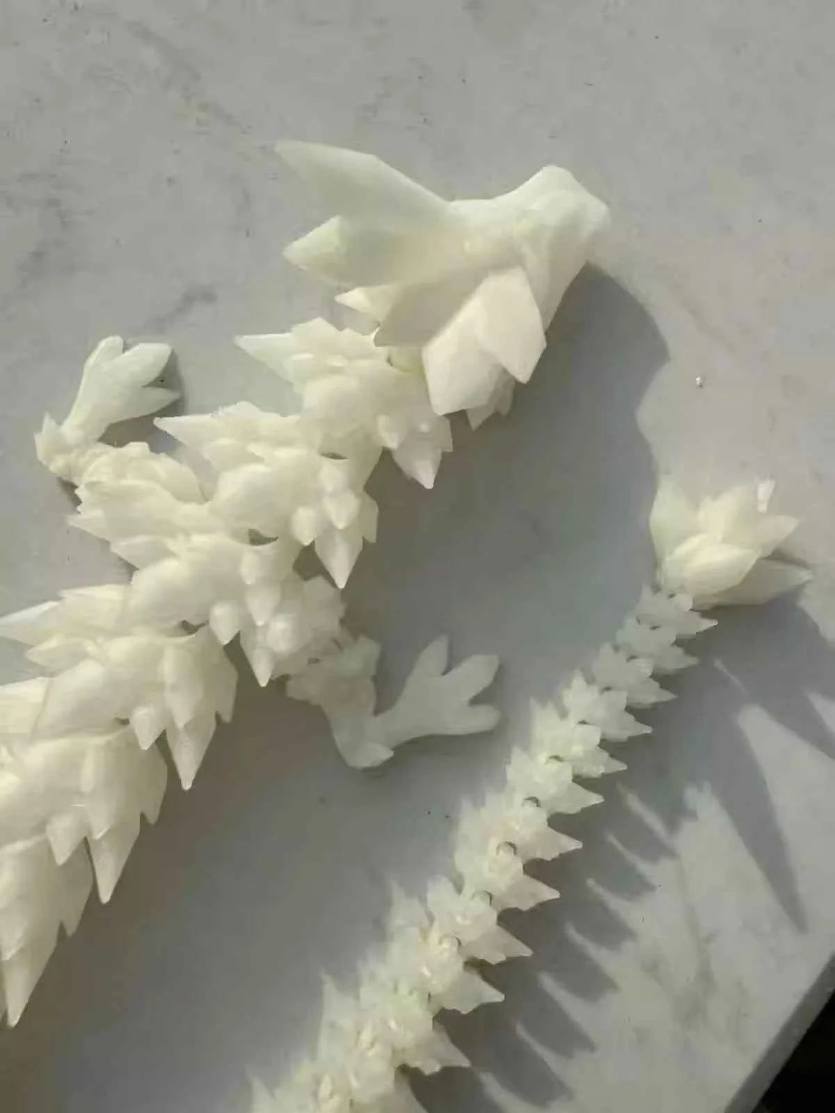 3D Printed Dragon Ornament 22/30/45cm Artificial Simulated Dragon Decorations Luminous Desktop Ornament Festival Party Gifts - Pedlar's Attic