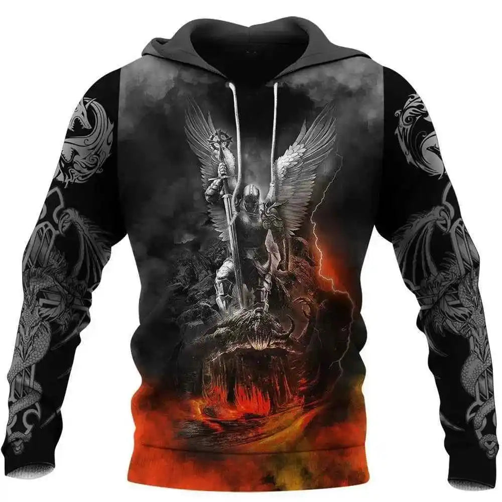 Chinese Dragon Printed Men's Hoodie Fashion- So many choices 2 - Pedlar's Attic