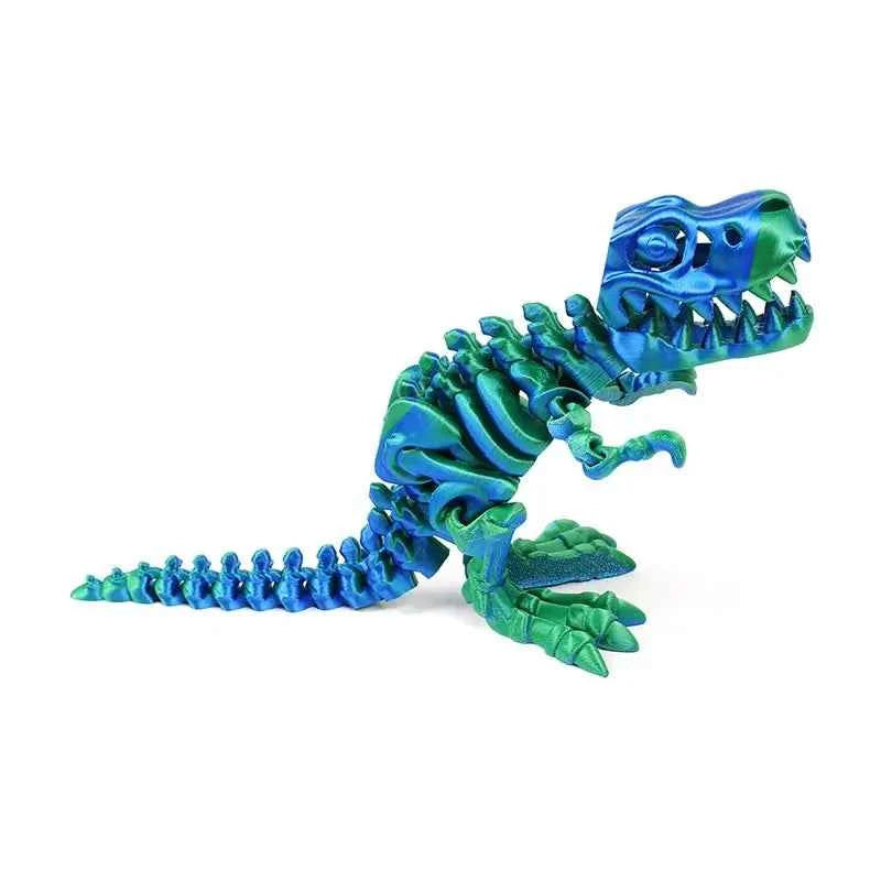 3D Printed Dragon Dinosaur Model Joints Can Move Freely Desktop Craft Ornament Gifts for Kids For Landscaping Decoration - Pedlar's Attic