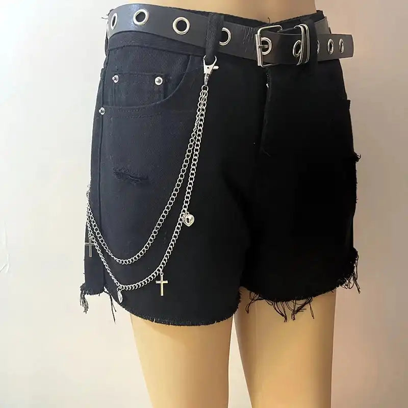 The Chain Between the Loops — Gothic Punk Belt Loop Wallet Chain