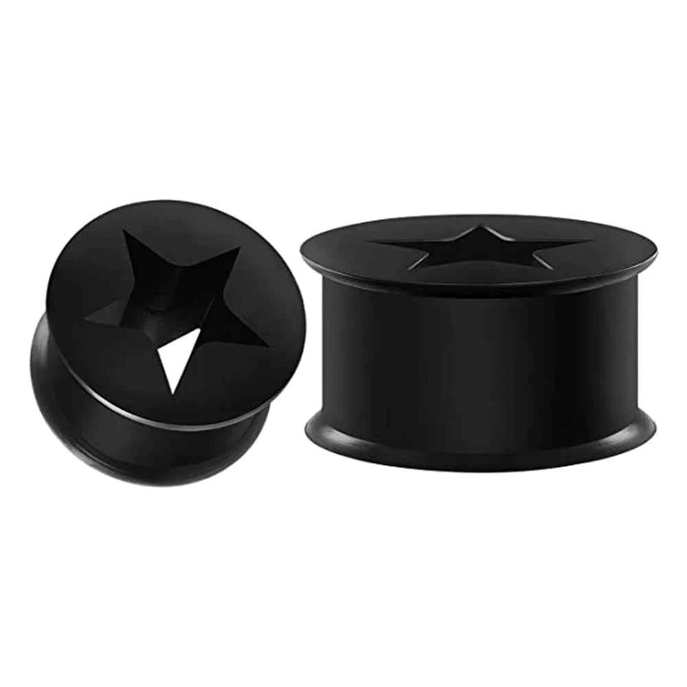 Pair Silicone Ear Plug Gauges Earrings Women Men Ear Plug Flesh Tunnel Piercing Expander Ear Stretcher Piercing Jewelry 4mm-25mm - Pedlar's Attic