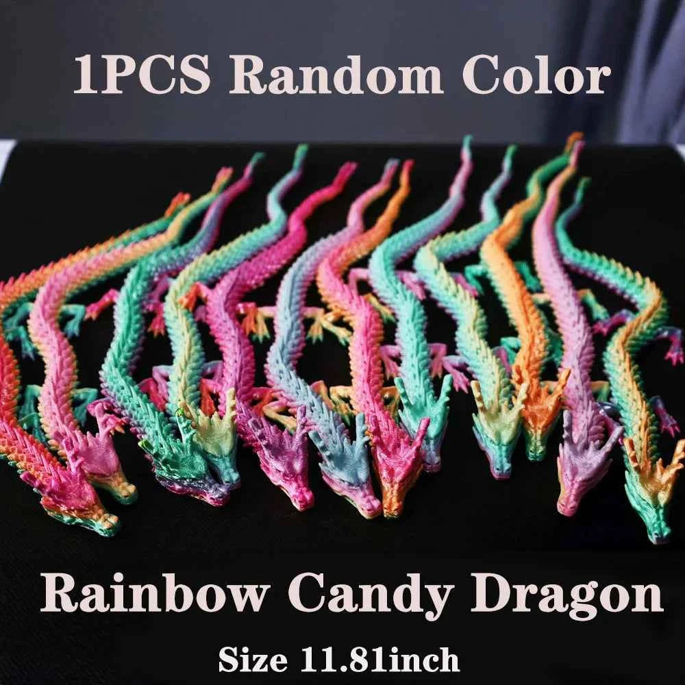 3D Printed Dragon Egg With Dragon Full Articulated Dragon Modle,Three-Dimensional Joint Movable Desktop Ornament Home Decor Toys - Pedlar's Attic