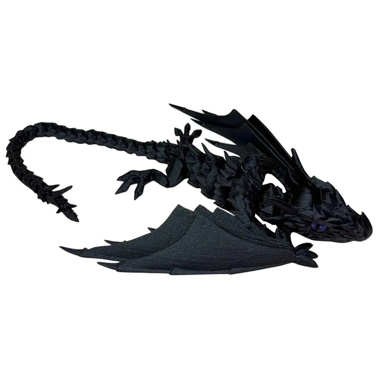 3d Printed Steam Technology Dinosaur Animal Toys Home Room Car Ornaments Joints Can Move Freely Steam Technology Flying Dragon - Pedlar's Attic