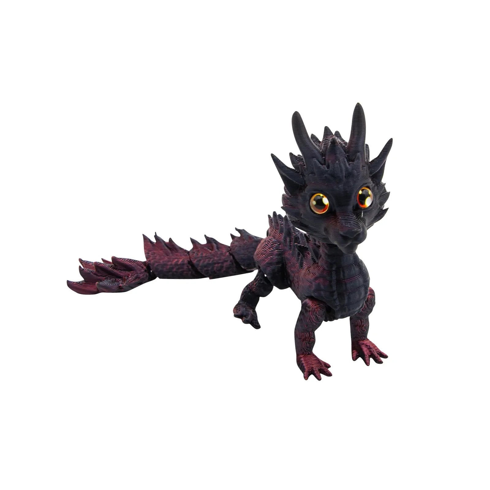 3d Printed Steam Technology Dinosaur Animal Toys Home Room Car Ornaments Joints Can Move Freely Steam Technology Flying Dragon - Pedlar's Attic