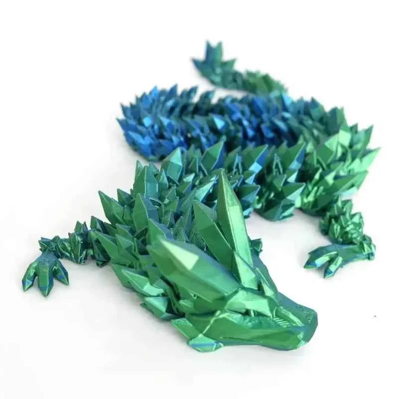 New 3D Printed Chinese Dragon Full Body Joints That Can Move Home Furnishings and Decorations Are Worth Collecting Creative Toys - Pedlar's Attic