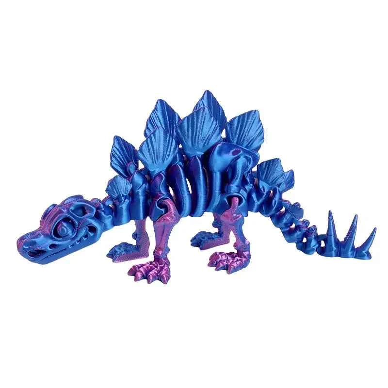 3D Printed Dragon Dinosaur Model Joints Can Move Freely Desktop Craft Ornament Gifts for Kids For Landscaping Decoration - Pedlar's Attic