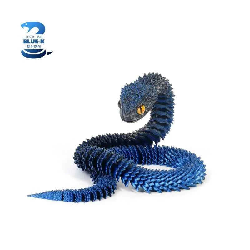 3D Printed Snake Rotatable Articulated - Pedlar's Attic