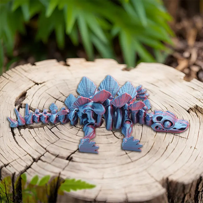 3D Printed Dragon Dinosaur Model Joints Can Move Freely Desktop Craft Ornament Gifts for Kids For Landscaping Decoration